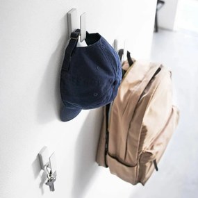 Fehér fali fém akasztó szett 3 db-os Tower – YAMAZAKI