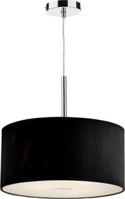 DAR LIGHTING ZAR1022 ZARAGOZA Ernyős Függesztett Lámpa Fekete E27 IP20