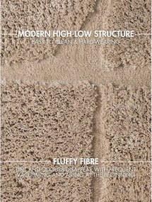 Bézs kézi szövésű szőnyeg 200x300 cm Lambeth Jasper – Ted Baker