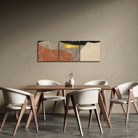Kép - Absztrakció (órával) (90x30 cm)