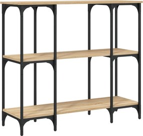vidaXL sonoma tölgy színű szerelt fa tálalóasztal 102x35x90 cm