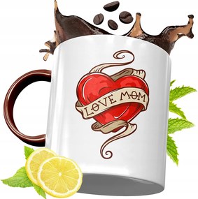 Bordó Bögre Anyukáknak Születésnapi Ajándék fényképes nyomtatással