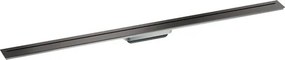 Zuhanycsatorna Hansgrohe Axor Drain 120 cm rozsdamentes acél, csiszolt fekete króm 42524340