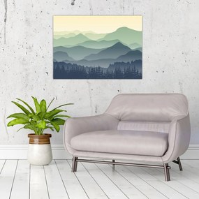 Kép - Forest Mountain (70x50 cm)