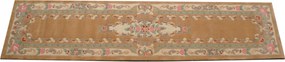 Aubusson gyapjú szőnyeg 69x305 cm bézs