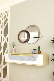 Meyra 120 - Sapphire Oak, White, Gold