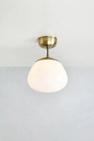 MARKSLÖJD 108544 RISE Glamour Mennyezeti Lámpa Fehér, Sárgaréz E27 IP20