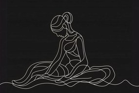 Poszter 91,5x61cm Ülő pozíció