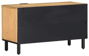 barna tömör mangófa TV-szekrény 80 x 31,5 x 46 cm