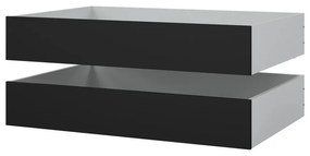 Fekete ágy alatti fiók szett 2 db-os Naia – Tvilum