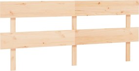 vidaXL tömör fenyőfa ágyfejtámla 204x3x81 cm