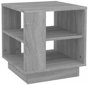 vidaXL szürke sonoma színű szerelt fa dohányzóasztal 40 x 40 x 43 cm