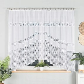 Kész függöny, zsakárd, alul kivágott 300x160 cm Adrianna