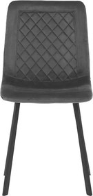 Szürke bársony étkezőszék, DCL-973 GREY4