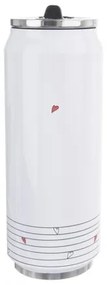 Orion Szívecske termosz palack-pléhdoboz, 0,5 l