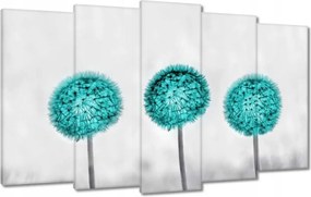 Vászonkép 100x60 Türkiz pitypang virág