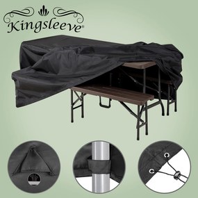 Kingsleeve® Védőhuzat sörkészlethez 180x95x76cm - antracit