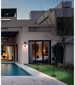 Redo 9125 - LED Kültéri fali lámpa GIORGIO LED/7W/230V IP65 fekete