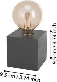 Eglo PRESTWICK 2 43734 Asztali lámpa 1x40W/E27 IP20
