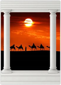 Poszterek 50x70 Karaván naplemente