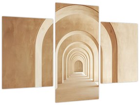 Kép - Bézs átjáró (90x60 cm)