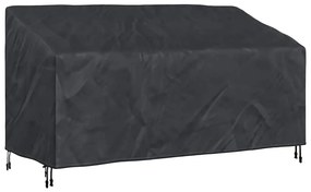 Kerti Pad Borító Fekete 185 x 85 x 65 / 94 cm 420D szövet