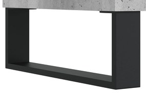 betonszürke szerelt fa cipőszekrény 40 x 36 x 105 cm