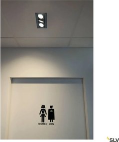 SLV KADUX 1007567 Beépíthető spotlámpa 3x20W/LED 3000K 2350lm IP20