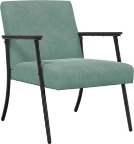 vidaXL karosszék Tengeri Zöld 59 x 75 x 78 cm Bársony