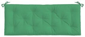 2 db zöld oxford szövet kerti padpárna 120 x 50 x 7 cm