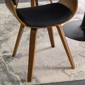 Étkezőszék Fekete Színben. OHIO 2