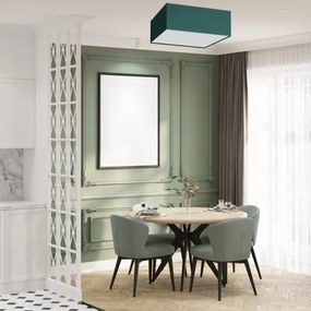 Mennyezeti lámpa VERDE 3xE27/60W/230V 50x50 cm zöld