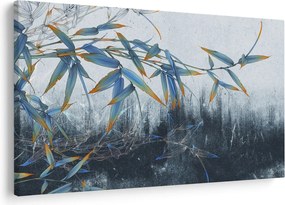 Kép - bambusz a falon (90x60 cm)