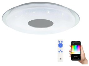 Eglo 98768 - LED RGB fényerő-szabályozó mennyezeti lámpa LANCIANO-C LED / 38W / 230V + RC