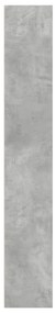 betonszürke szerelt fa könyvespolc 40 x 30 x 189 cm