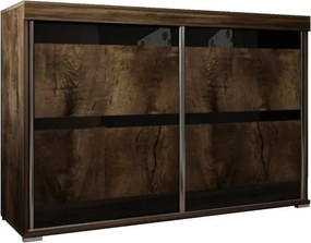 Tablet 5 140 Tolóajtós Komód 140cm, Szürke Hamu