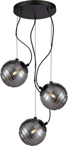 Italux modern függeszték perona matt fekete grafit itxpnd-92389-3a-bk