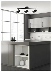 Fekete fém spotlámpa 9x56 cm Colly – Candellux Lighting