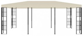 krémszínű pavilon 3 x 6 m