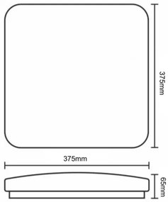 LED Mennyezeti lámpa OPAL LED/36W/230V 3000-6500K + távirányítás