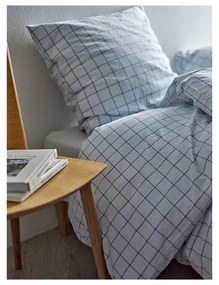 Világoskék egyszemélyes renforcé pamut ágyneműhuzat 140x200 cm Vista – Södahl