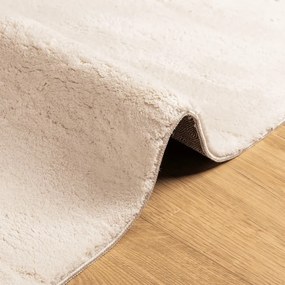 HUARTE bézs rövid szálú puha és mosható szőnyeg 200 x 280 cm