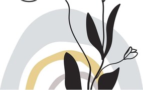 Kép - Virágok vázában N⁰1 (120x50 cm)