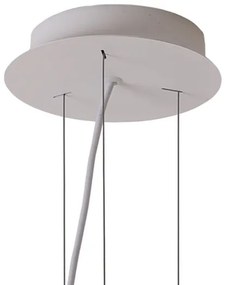 Klausen 111097 - LED Csillár zsinóron PADDY LED/24W/230V fehér