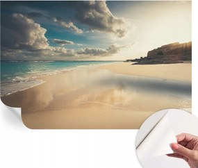 Öntapadós fali fotótapéta Hálószobába Napos tengerpart 104x70 cm