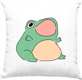 Béka párna mémes béka 7 fehér
