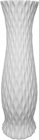 Kerámia váza elegáns magas fehér 30cm