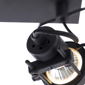 Okos spot fekete, 2 db Wifi GU10-es izzóval - Suplux