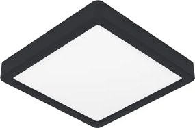 Eglo 901374-LED RGBW dimmelhető füstszínű mennyezeti lámpa FUEVA-Z LED/10,5W/230V 22x22cm IP44 fekete
