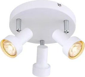 Rabalux beltéri  karos spotlámpa gu10 3x50w fehér konrad